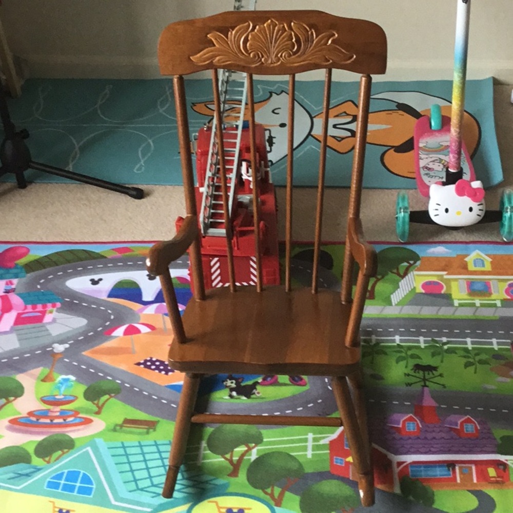 Vintage Wood Racking chair - Picture 1 of 10